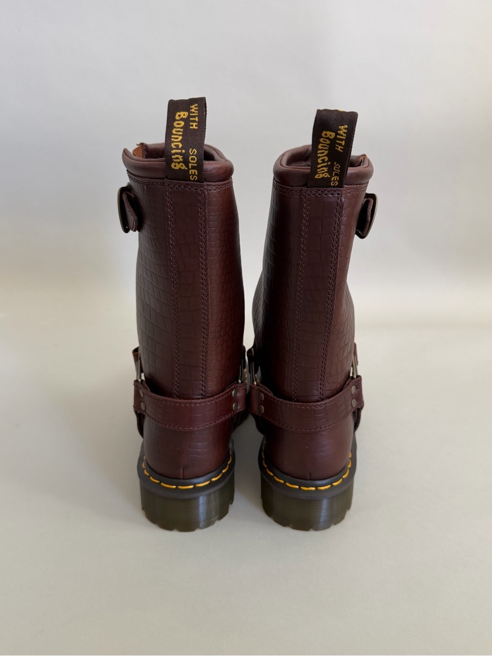DR. MARTENS Anistone Hi Biker Boots - Picture 7 of 10